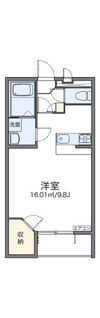 レオパレスファミーユⅡの間取り画像