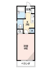Casa Yokohamabashi（カーサヨコハマバシ）の間取り画像