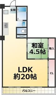 高見かえでビルの間取り画像