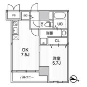 プレアデス千里山田の間取り画像
