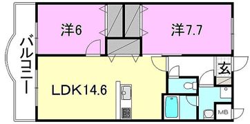 ブライムオーキッドの間取り画像