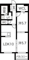 桜の間取り画像