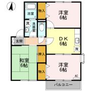 サイプレスタウン Aの間取り画像