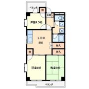 サンビーム行徳の間取り画像