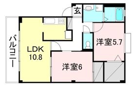 キュア空港通の間取り画像