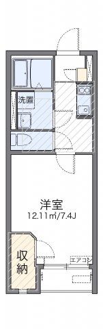 レオネクスト小山ロイヤル館の間取り画像
