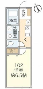 ベルガーデン安浦町の間取り画像