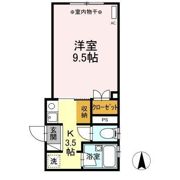 アンソレイユ塩町 住居の間取り画像