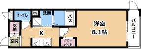 アヴァンセ瀬田の間取り画像