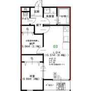 EIJU加島A(北側)の間取り画像
