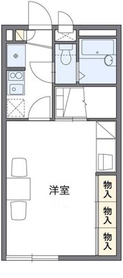 レオパレスOkuraの間取り画像