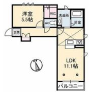 シャーメゾン祇園の間取り画像