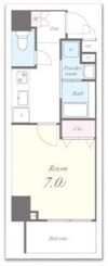 セナリオフォルム錦糸町の間取り画像