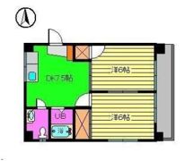 ペアハイツ小坂2の間取り画像