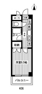 K’s Flat 2003の間取り画像