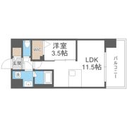 Alivis浪速東SoL TERRACEの間取り画像