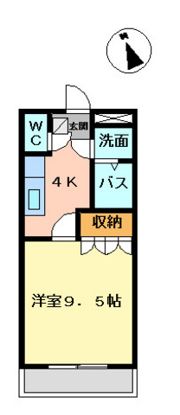 エタニティ古国府の間取り画像