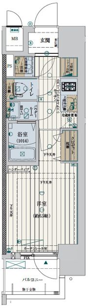ファーストフィオーレ新町ファジスタの間取り画像