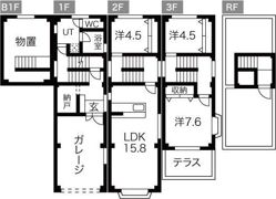 吉野邸の間取り画像