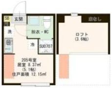 MoonStarTOKIWADAIの間取り画像