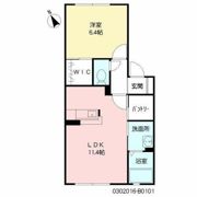 リバーサイド城西 B棟の間取り画像