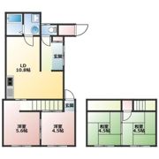 蛍池北町戸建ての間取り画像