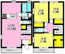 ラヴィエールの間取り画像