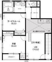 リブリ・国立東の間取り画像
