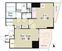 アルブル高輪の間取り画像