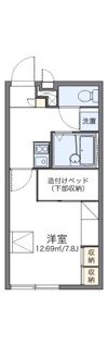 レオパレスビララッフィナートMの間取り画像