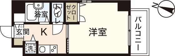 アンフェル宝町の間取り画像