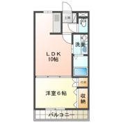 東郷ハイツの間取り画像