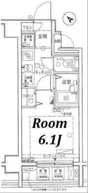 サンシティ月島アヴァンツァーレの間取り画像