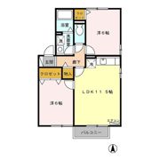 セジュールアユ A/Bの間取り画像