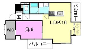 濱田レジデンスの間取り画像