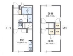 レオパレスフロラシオン Ⅱの間取り画像