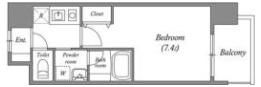 BROAD新うめきたRESIDENCEの間取り画像