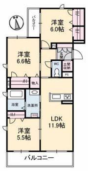 L´ecrin翠の間取り画像