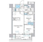 プレディアコート三軒茶屋の間取り画像