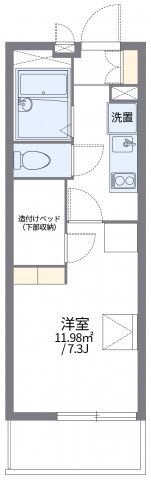 レオパレスYAHAGIⅡの間取り画像