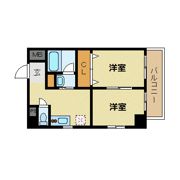 レジデンシア三宮の間取り画像