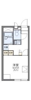 レオパレスリバーサイド竹田の間取り画像