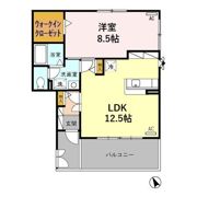 セジュール中川 Aの間取り画像