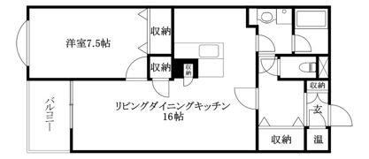メゾン・ド・エディフィスの間取り画像