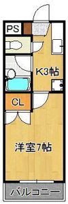 シャトレ新高Iの間取り画像