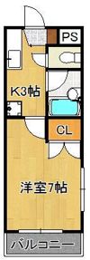 シャトレ新高Iの間取り画像