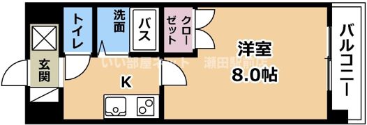 ラ・ルースⅡの間取り画像