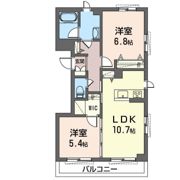 ウエストグローリーの間取り画像