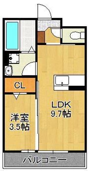 ニュー上の原の間取り画像