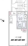 Nishi－Nippori Terraceの間取り画像